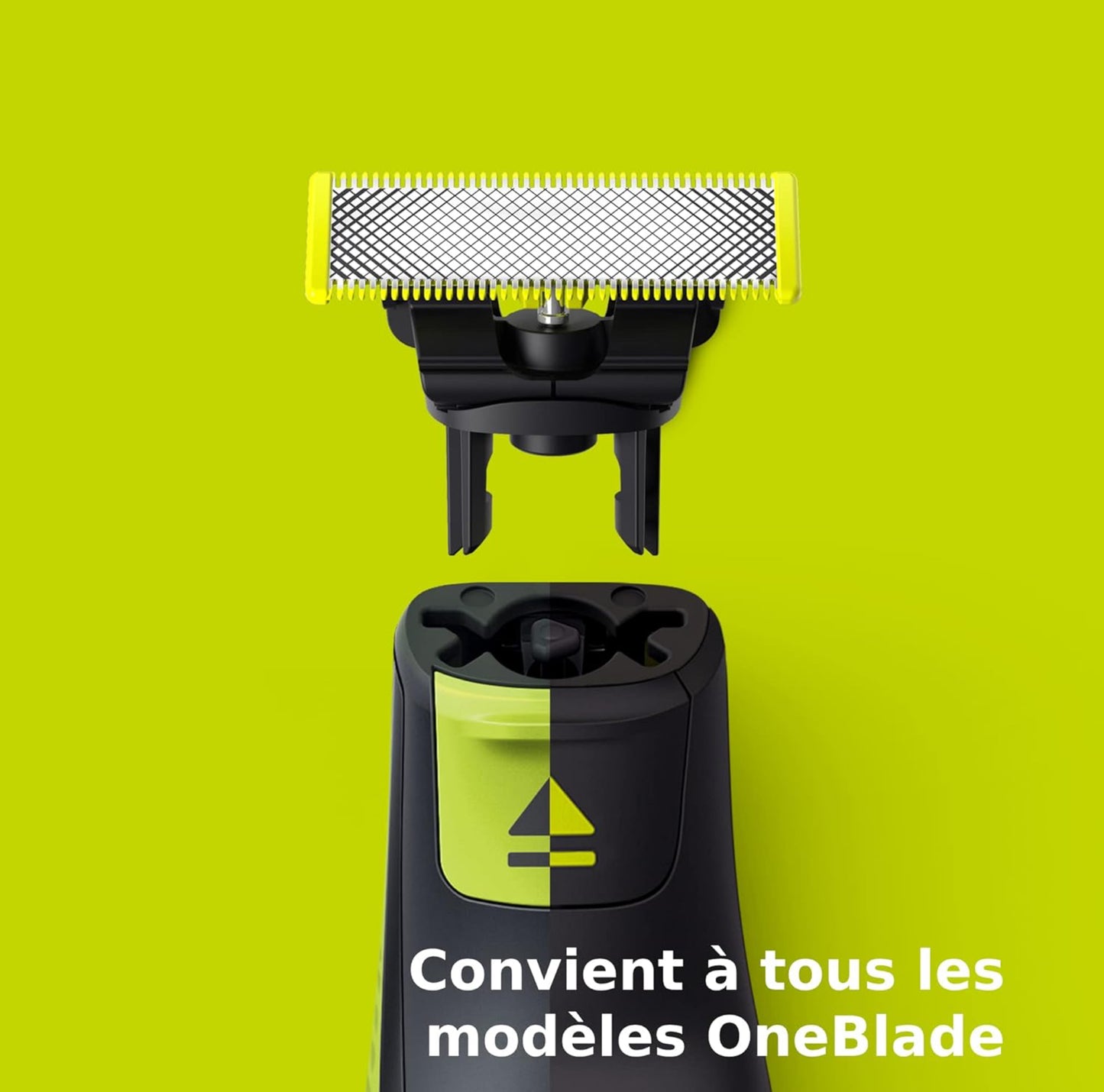 Philips OneBlade x2 Lames de remplacement en acier inoxydable compatible avec tous les rasoirs électriques OneBlade (modèle QP220/50)