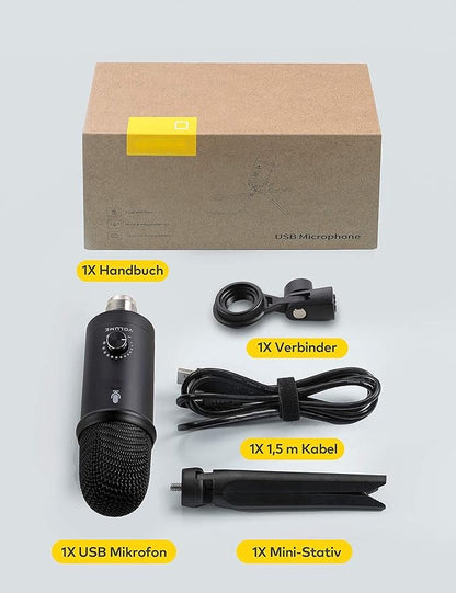 Microphone Professionnel à condensateur USB neuf