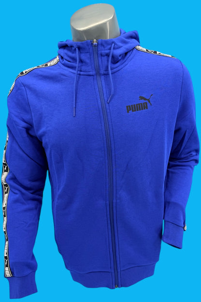 PUMA Sweat bleu Homme Tape Fz