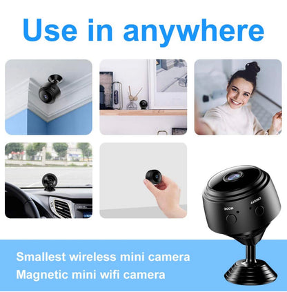 Mini Caméra de Surveillance 1080P Magnétique WiFi, WLAN avec Détection de Mouvement neuve