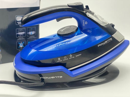 Rowenta Fer à repasser sans fil, Puissance 2400 W, Débit de vapeur continu de 27 g/min
