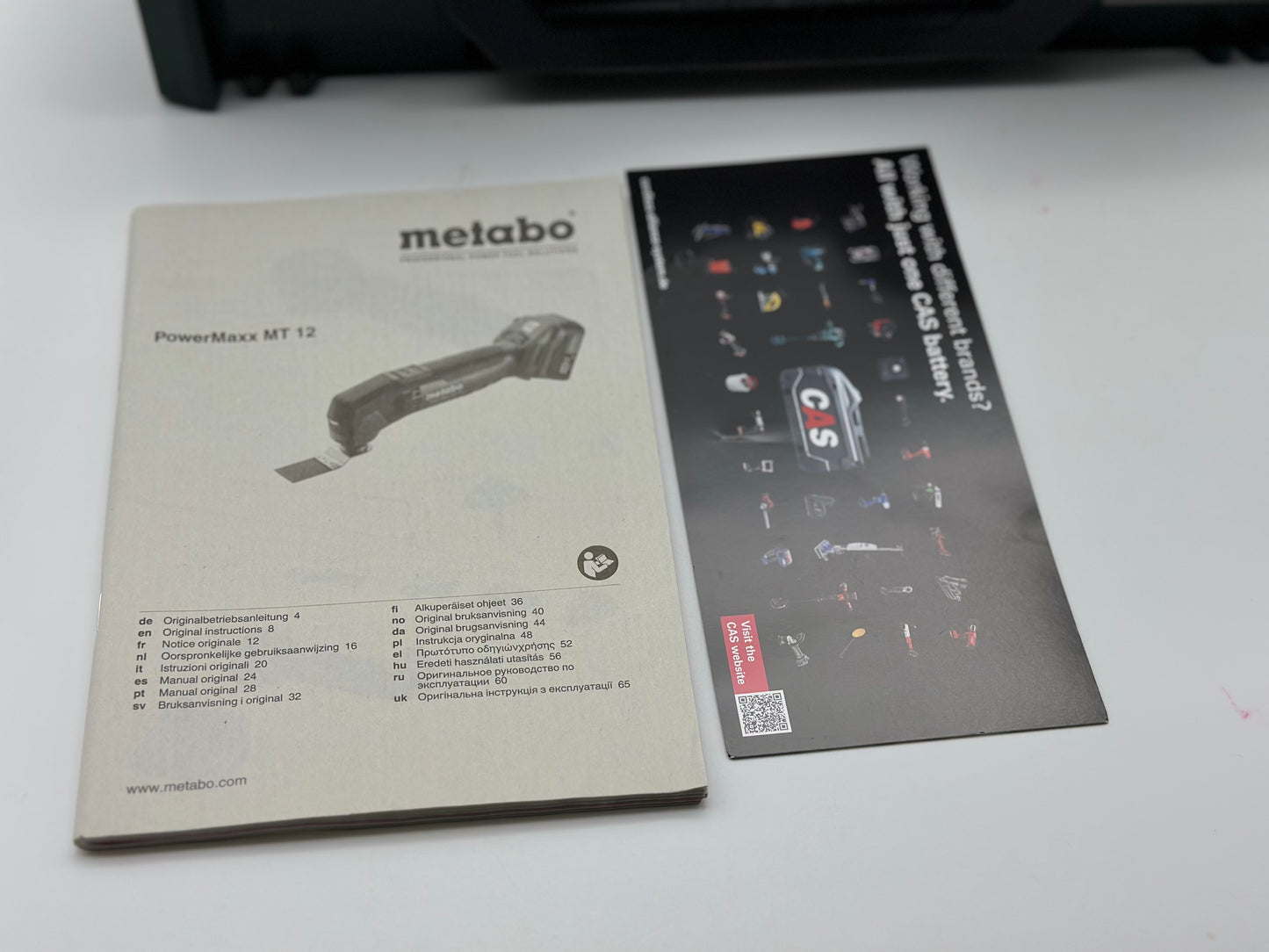 Metabo PowerMaxx MT 12 Outil multifonctions avec batterie LiPOWER 12 V (2 x 2 Ah)