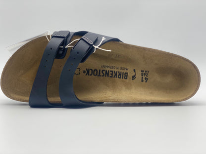Birkenstock Ibiza Sandales à semelle en liège verni noir Taille 40 Neuves