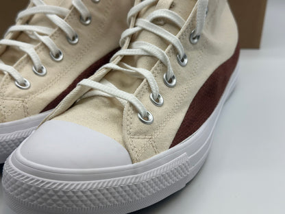 Converse - Chuck Taylor All Star - Baskets - Blanc cassé et rouge