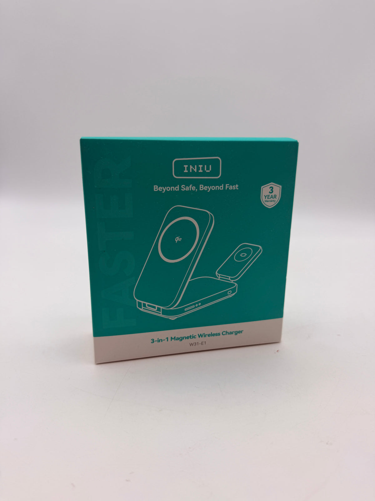 Chargeur Sans Fil Magnétique 3-en-1 INIU W31-E1 (Qi2 15W) – Neuf