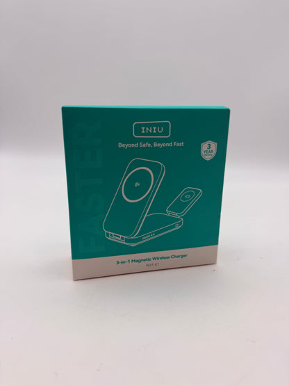 Chargeur Sans Fil Magnétique 3-en-1 INIU W31-E1 (Qi2 15W) – Neuf