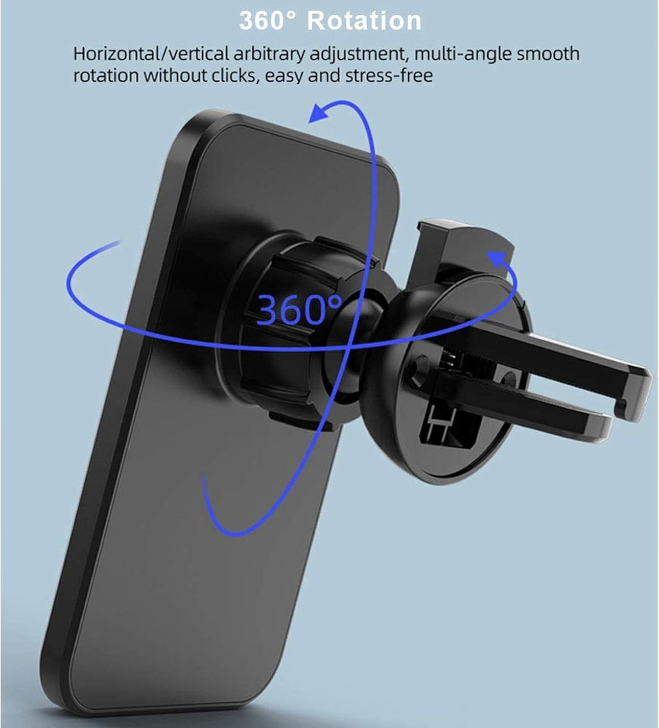 Support Magsafe 15W avec de Chargeur de Voiture sans Fil magnétique pour iPhone 13/12/14:15/16/17 Pro Max Mini avec Support de téléphone de Voiture Chargeur sans Fil à Charge Rapide