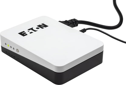 Eaton Onduleur 3S Mini - 36W - 9/12/15/19V DC pour Protection Box Internet et WiFi, Caméra Vidéo-Surveillance et Assistant Personnel, Modem, Silencieux - 3SM36 - Noir&Blanc