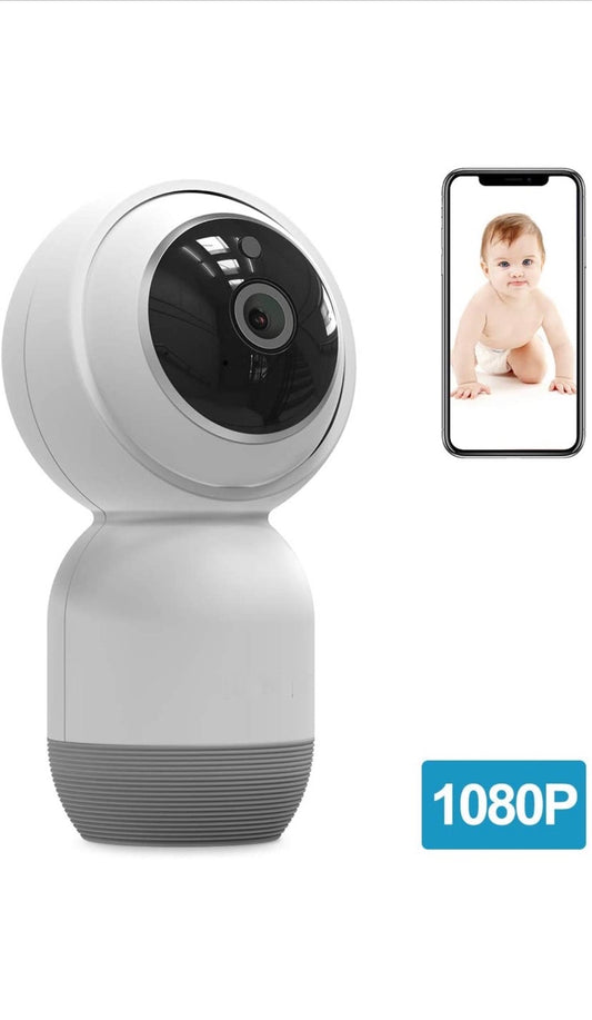 Caméra de Surveillance Sans Fil 1080P, Détecteur de Mouvement, Vision Nocturne 10m, neuve