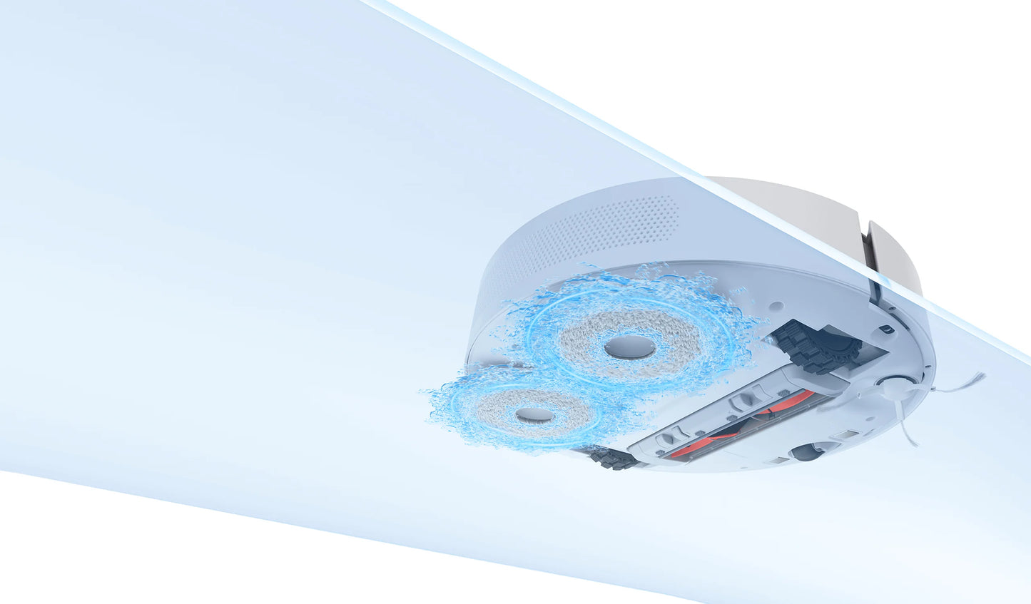Robot aspirateur Vacuum S10+
Nettoyage en profondeur du sol : système à double disques pour une élimination optimale des taches