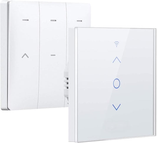 Interrupteur Volet Roulant Connecté WiFi, Intelligent avec Ecran Tactile (Alexa,Google) app smart