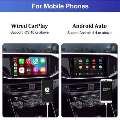 CarlinKit 2022 Nouveau CarPlay sans Fil and Filaire Android Auto Adaptateur,Applicable au système de Voiture Android de Rechange 5.0 ou supérieur(Veuillez Installer autokit.apk Avant d'acheter)