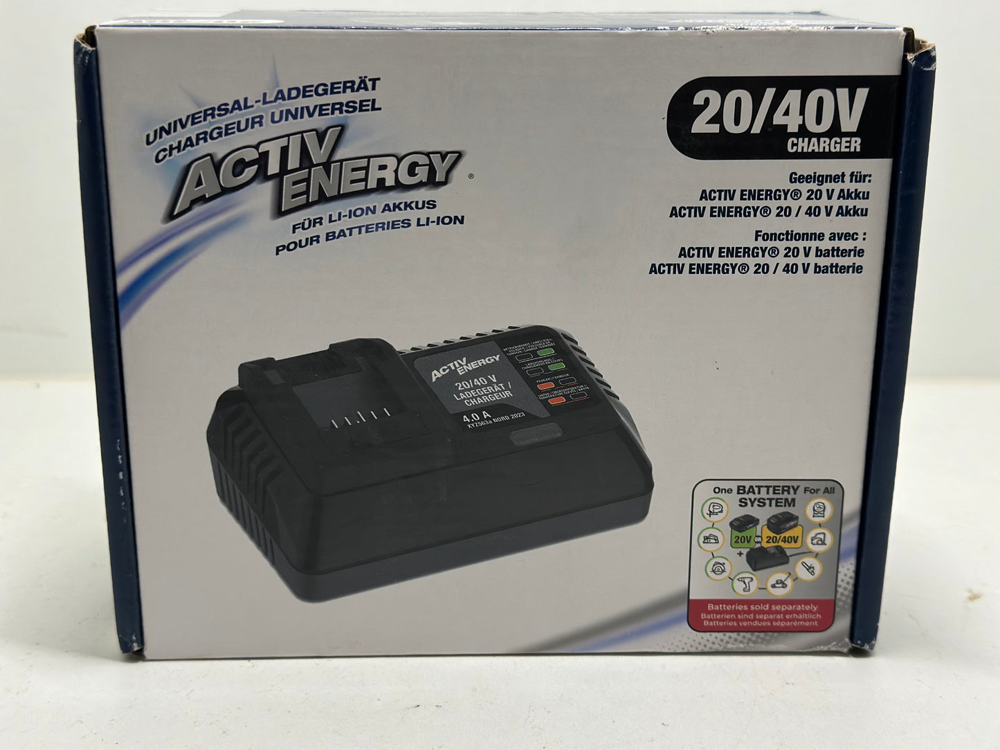 Chargeur de batterie universel pour outils sans fil Outils de jardin pour produits Aldi RB&G Active Energy