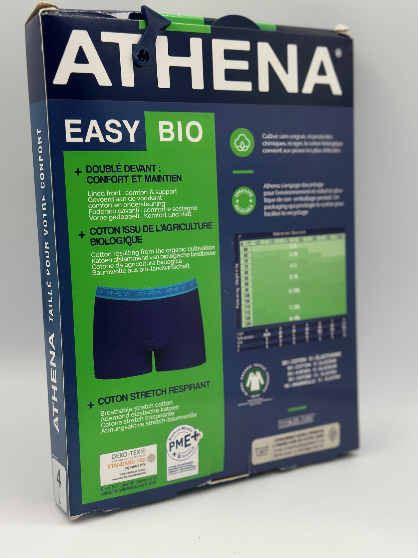 Athena Lot 3 Boxers Easy Bio