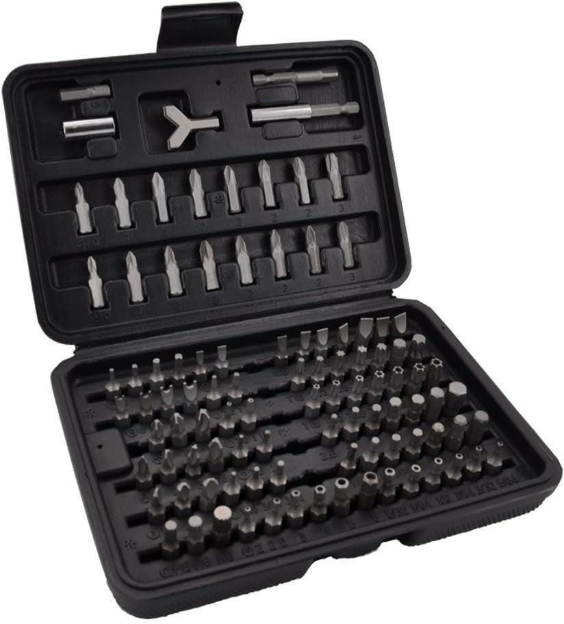 Powerland PT001 100Pcs jeu d'embouts de tournevis Tout usage dans BMC