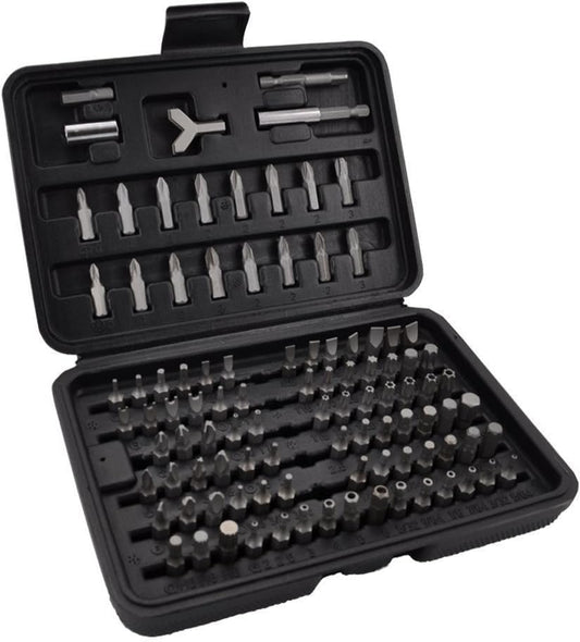 Powerland PT001 100Pcs jeu d'embouts de tournevis Tout usage dans BMC