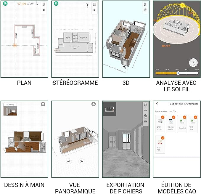 Télémètre Laser Numérique 60M (Transfert de données par Bluetooth) Rechargeable neuf