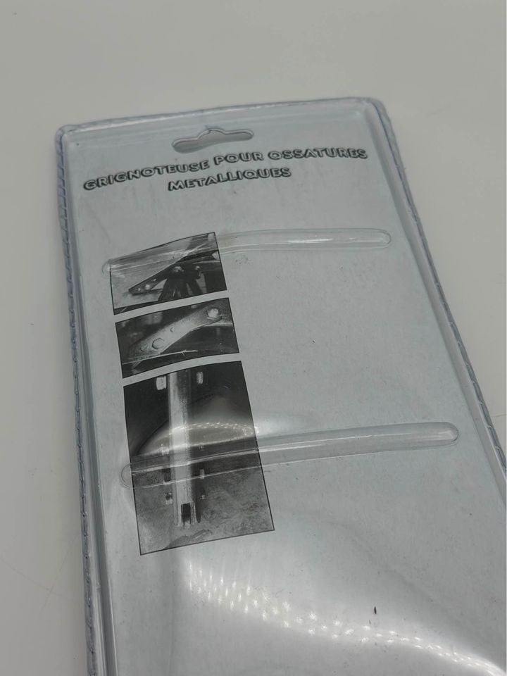 Cisaille grignoteuse pour métal, L.25.5 cm