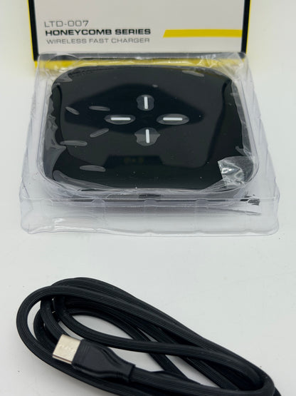 Chargeur sans fil 10W Qi Wireless Charge rapide Chargeur rapide Compatible avec X / 8 Plus/XS/XS MAX/XR, Samsung S10 /S10e /Note9 /S9 / S8 Plus /S8-Noir