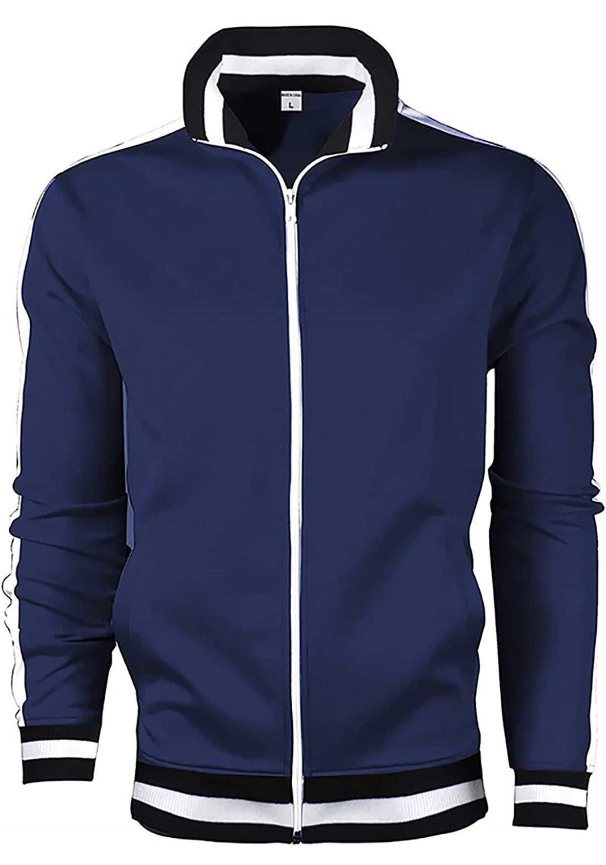 Survêtement en Polyester pour Hommes avec Corde de Serrage et Veste Zippée Neuve