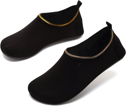 welltree Hommes Femmes Chaussures d'eau Séchage Rapide Sports Aqua Chaussures,Danse, Nager, Marcher, Yoga, Lac, Plage, Jardin, Parc, Conduite, Nautisme