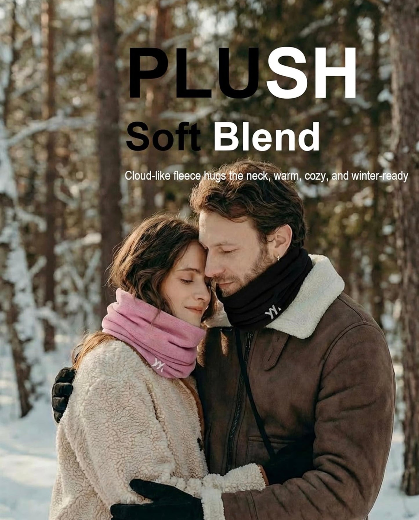 Écharpe tubulaire pour homme et femme - Chaude et respirante - Foulard multifonction - Écharpe extensible