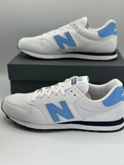 Chaussures New Balance 500 44 Blanc Bleu