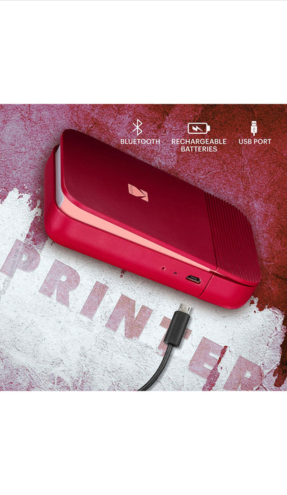 KODAK Imprimante numérique instantanée Bluetooth rétractable pour iPhone et Android neuve