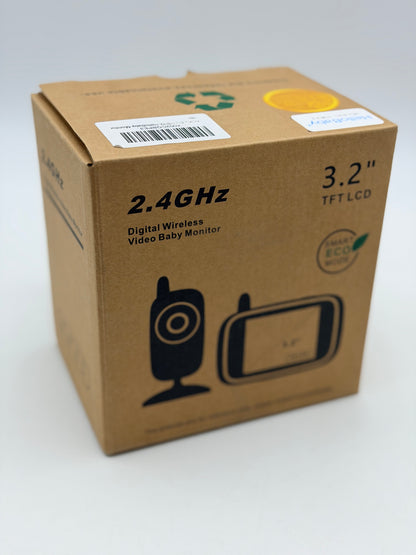 HelloBaby Babyphone HB32 Moniteur Vidéo sans Fil avec Appareil Photo Numérique, Camera Bebe Surveillance de la Température de Vision Nocturne et Système de Communication Bidirectionnelle