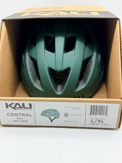 Casque vélo Kali Protectives Central Sld Mat Mos Taille L/XL 58-61 cm