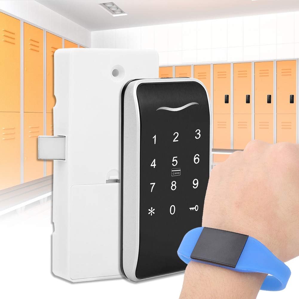 Serrure d'armoire électronique, écran tactile numérique sans clé RFID Serrure de mot de passe électronique, serrure intelligente électronique cachée pour classeur dans l'armoire