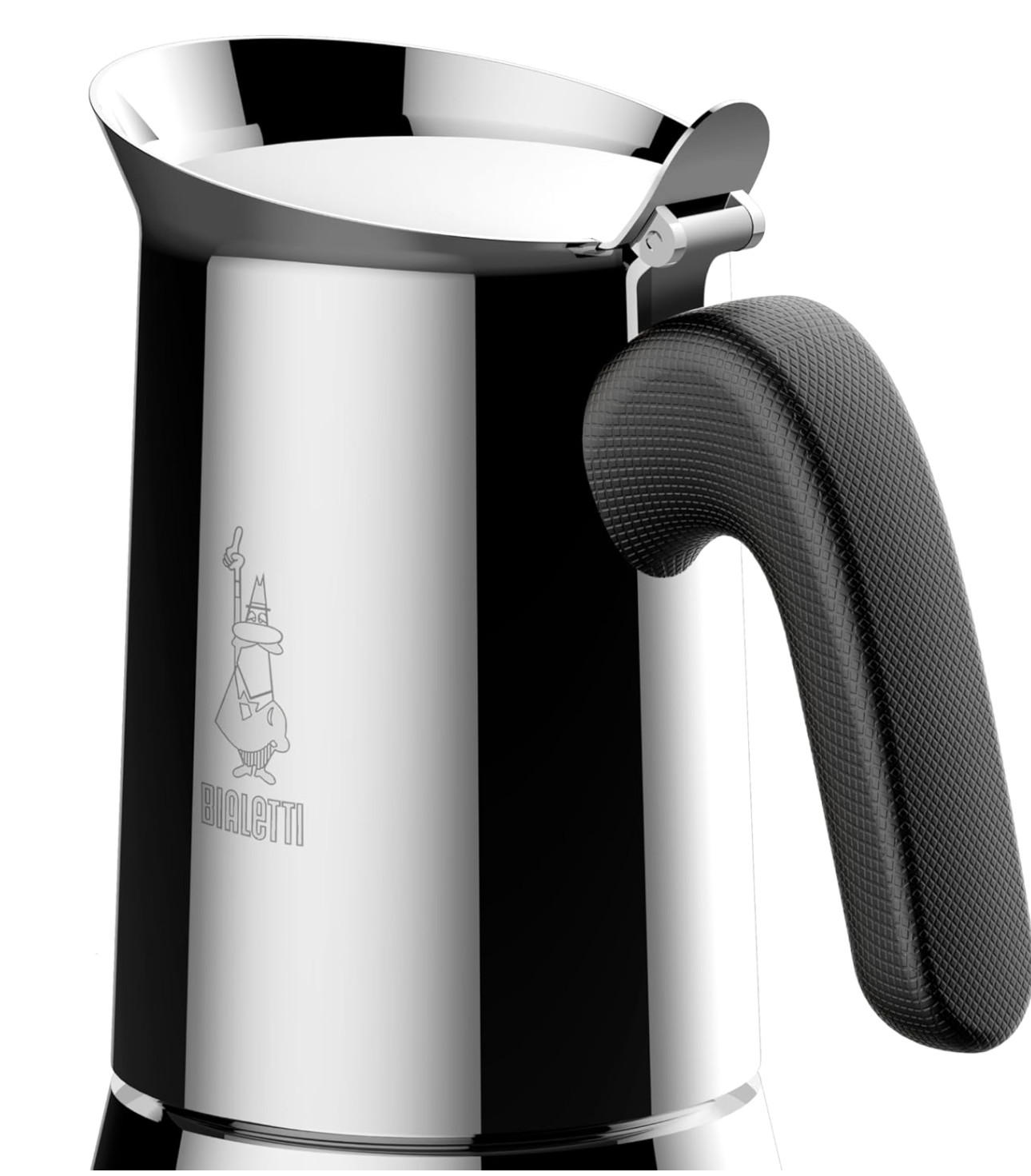 Bialetti - Nouvelle cafetière expresso Venus Induction, Plaque de cuisson en acier inoxydable, Adaptée à toutes les sources de chaleur, 6 Tasses, Aluminium, 235ml,Argent [Classe énergétique A+]