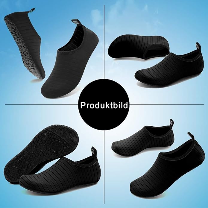 Chaussures de pieds nus Chaussures de bain pour femmes Chaussures de pieds nus antidérapantes à séchage rapide pour hommes