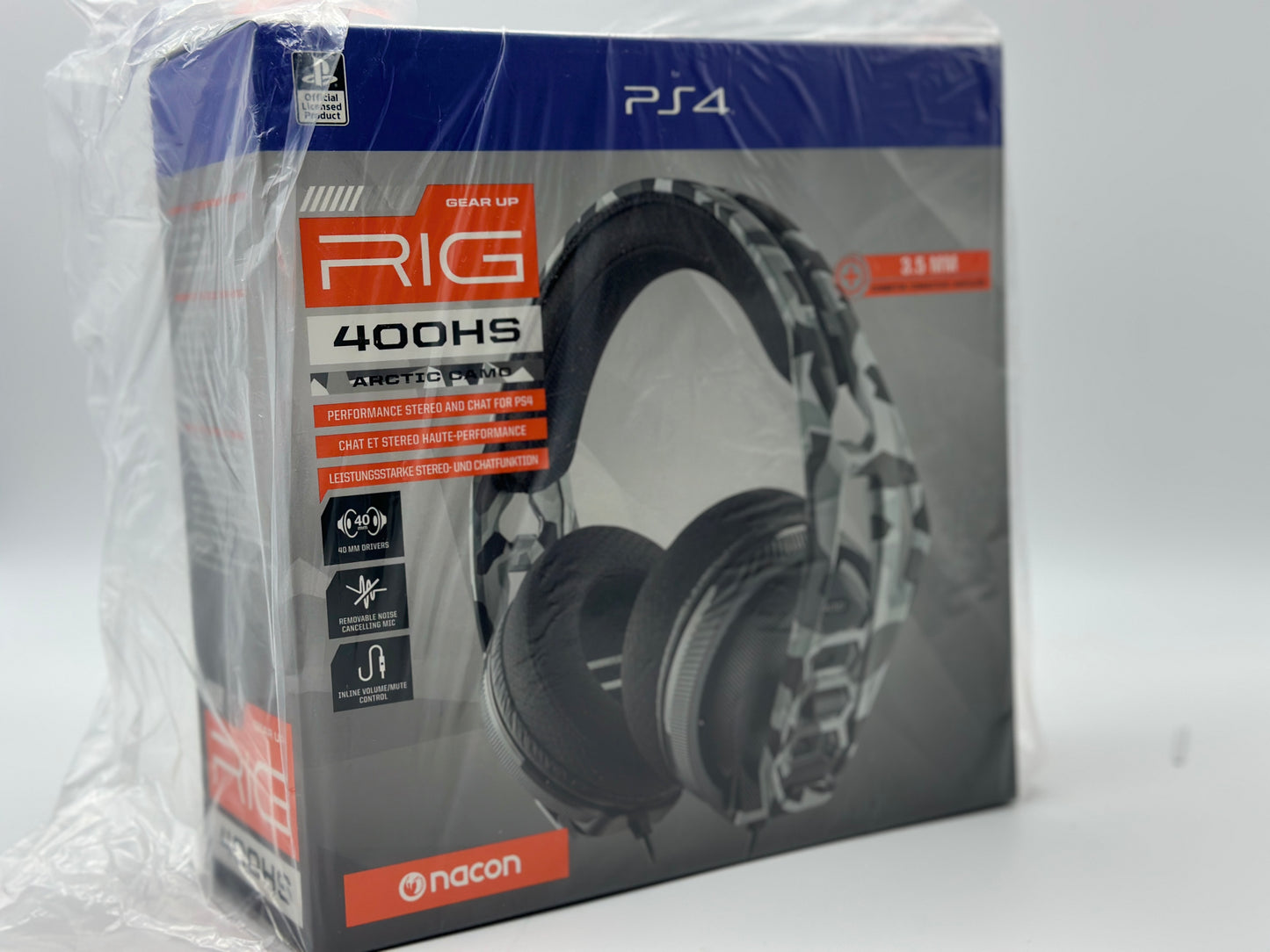 Casque Gaming Plantronics Stéréo Filaire Camouflage pour PS4 neuf