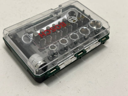 Bosch 27pcs. Jeu d'embouts de tournevis et à cliquet (PH, PZ, Hex, T, S-Bit, accessoires perceuse-visseuses et tournevis)