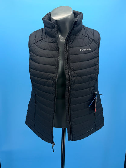Columbia White Out Puffer Omni Heat Veste isolante à fermeture Éclair pour femme
