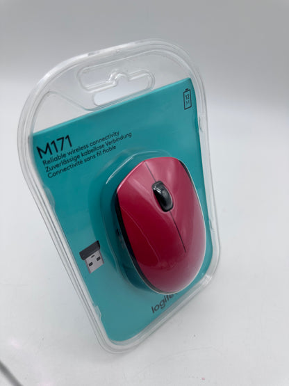 Logitech Mini souris optique sans fil M187, rouge