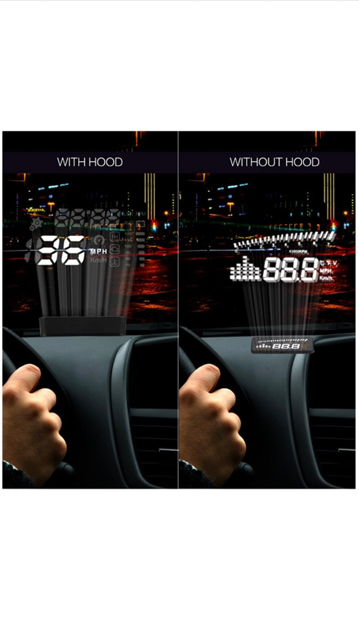 AUTOOL – compteur de vitesse X220 universel pour voiture, affichage tête haute obd hud, Interface OBD2