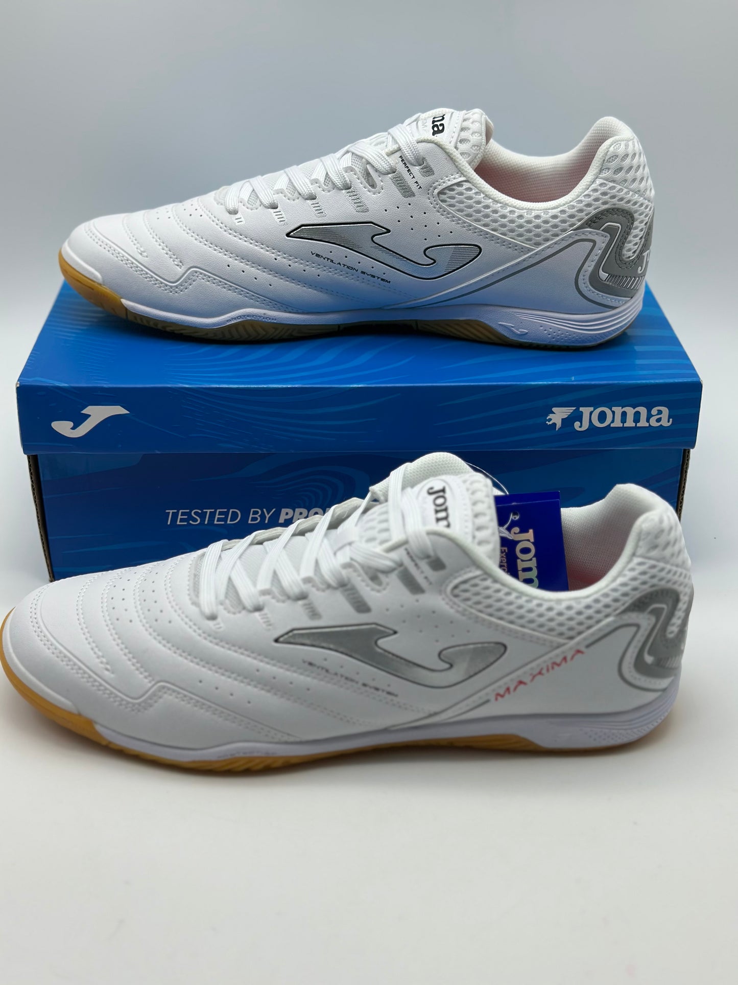 CHAUSSURES FUTSAL MAXIMA INDOOR BLANC