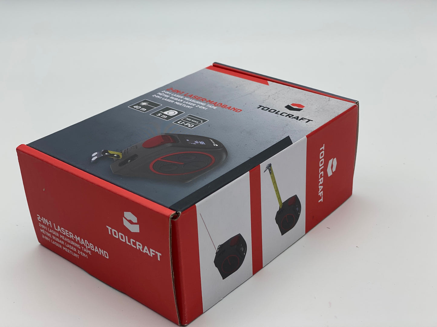 Mètre Télémètre 2en1 laser Plage de mesure (max.) 40 m neuf