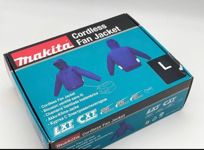 Blouson ventilé MAKITA Li-Ion 18v TAILLE L (Machine Nue)