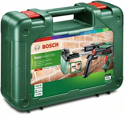 Bosch Perceuse à percussion - EasyImpact 550 dans un coffret avec l’assistant de perçage neuve