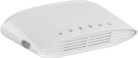 D-Link DGS-1005D Switch 5 ports Gigabit 10/100/1000mbps - Idéal Partage de Connexion et Mise en Réseau Small/Home Office