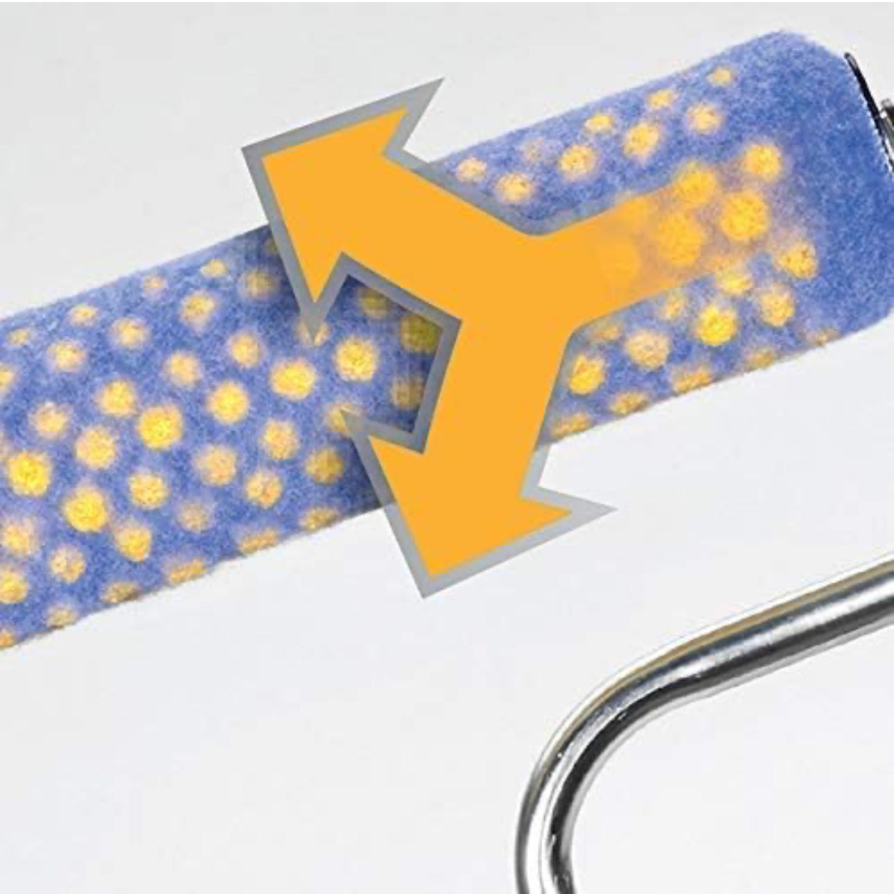 Rouleau de seringue de peinture extensible longue portée - décoration facile pour murs et plafonds intérieurs et extérieurs