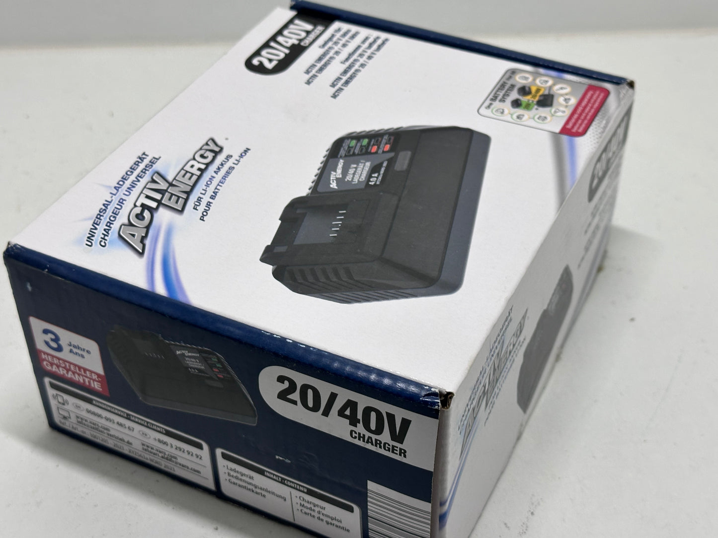 Chargeur de batterie universel pour outils sans fil Outils de jardin pour produits Aldi RB&G Active Energy