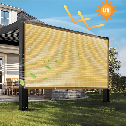Voile d'ombrage rectangulaire - Filet d'ombrage - Protection Solaire - Protection Contre Les intempéries - 90% Filet d'ombrage pour Jardin, Serre, Patio, terrasse et Camping