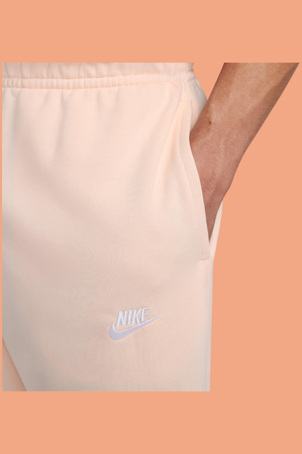 Nike Pantalon de survetement Homme M NSW CLUB JGGR FT Rose