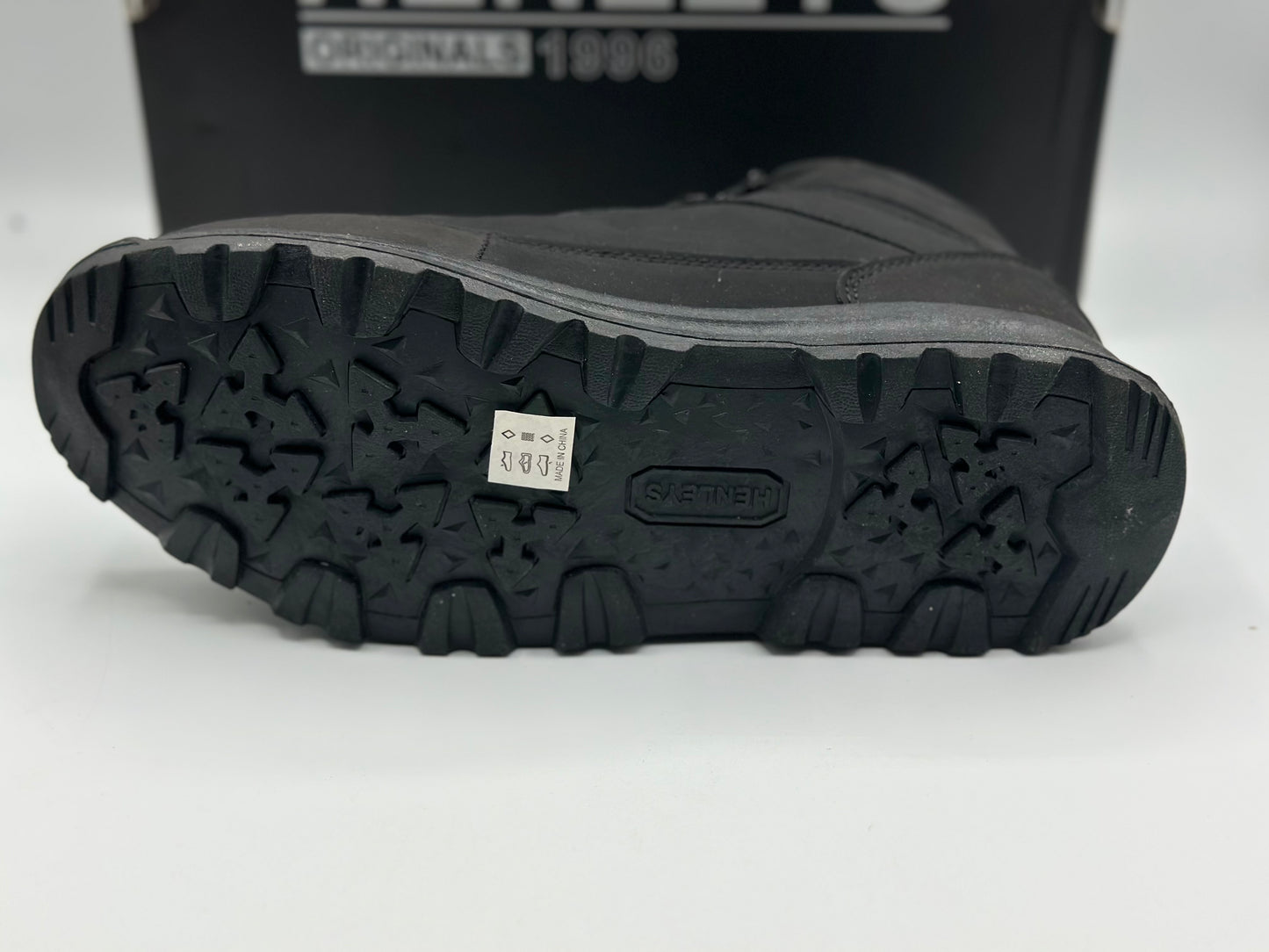 Henlys Chaussures de randonnée pour homme Noir