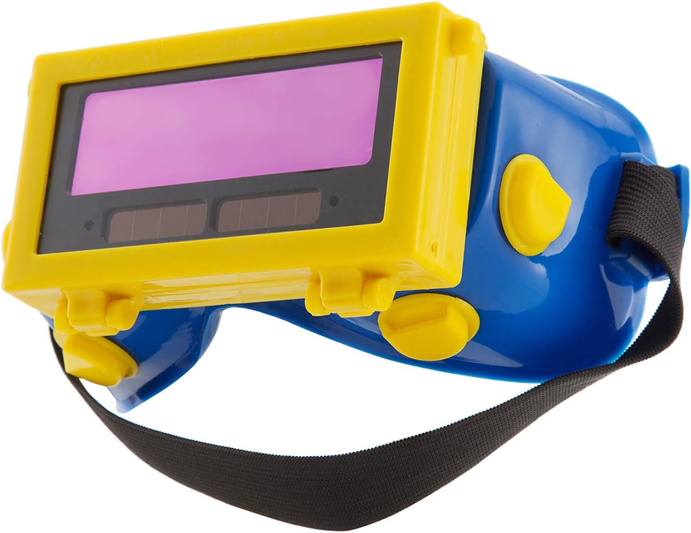 Lunettes de Soudure LCD Batterie Solaire Auto-obscurcissant/assombrissantes Lunette de Protection des Yeux pour Soudage avec Bande