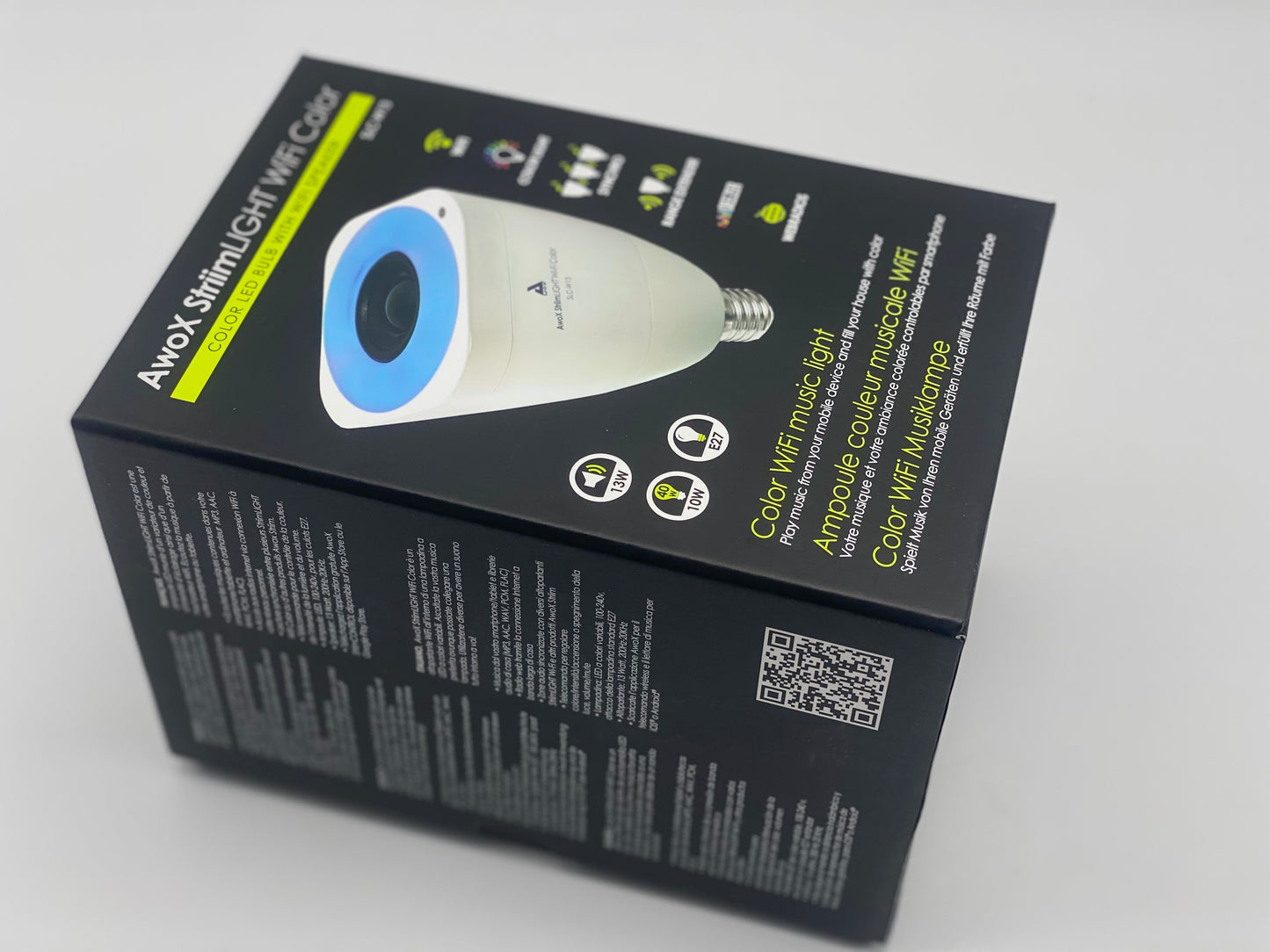 Ampoule WiFi AwoX StriimLIGHT avec haut parleur intégrée